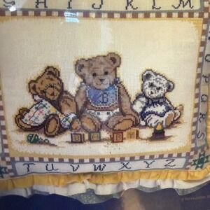Candamar Designs Every Baby Needs a Teddy Bear Cross Stitch Kit 2001 New